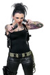 Photo: Woman with Pistols Woman with Pistols