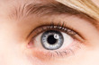 canvas print picture - Auge einer jungen Frau
