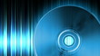Video: Rotating blue CD over audio waveform (seamless loop) Rotating blue CD over audio waveform (seamless loop)
