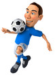 Fun football player