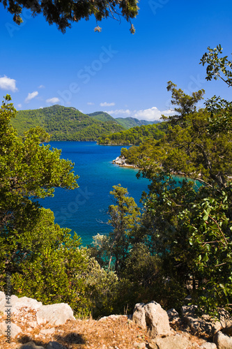 Photo: Lake at island Mljet in Croatia Lake at island Mljet in Croatia