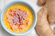 fresh ginger creme brulee dessert