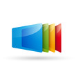 Vector logo television