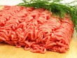 Minced meat, close up