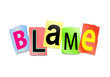 Blame concept.