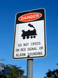 Railway Danger Sign