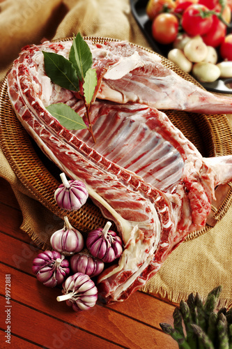 Photo: halved lamb halved lamb