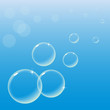 Bubbles on Blue Sky