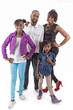 happy family of four
