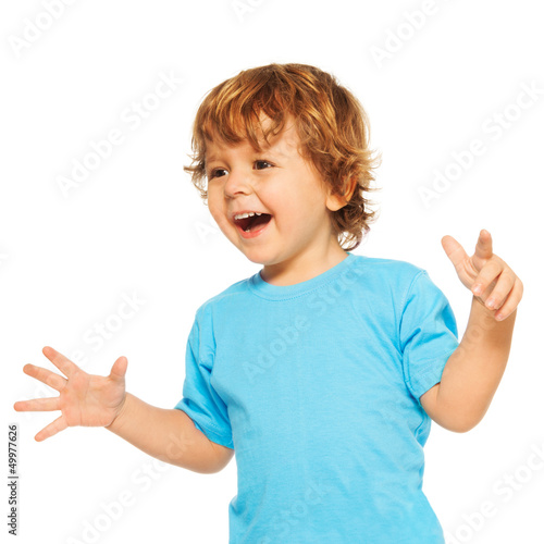 Photo: Happy exited two years old kid Happy exited two years old kid