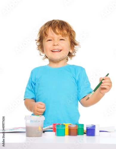 Photo: Playing with paints Playing with paints