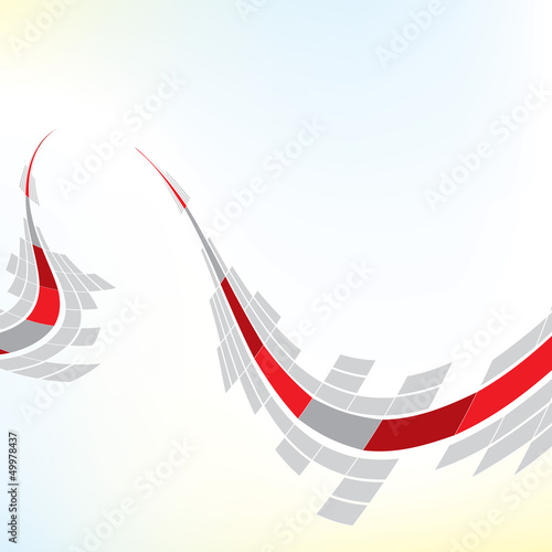 Vector: Abstract wave line poster with space of your text Abstract wave line poster with space of your text