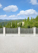 Garden terrace, tuscany