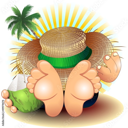 Vector: Relax Summer Holidays on Beach-Riposo Vacanze Estate al Mare Relax Summer Holidays on Beach-Riposo Vacanze Estate al Mare