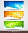 Spring banners
