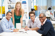 Portrait Of Team In Creative Office