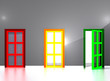 Illustration abstract 3D - Choice