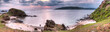 Panorama de la plage de Kuta Lombok -  Pantai Kuta Lombok