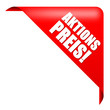 AKTIONSPREIS, vektor ecke