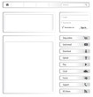 Website light gray elements and modules