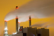 Smoke originating from a large power-station