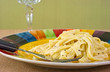 Fettuccine Alfredo meal