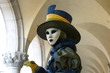 Venetian costume attends Carnival of Venice.