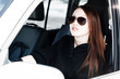 Foto: Girl in a car Girl in a car
