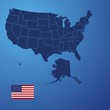 US map cover vector