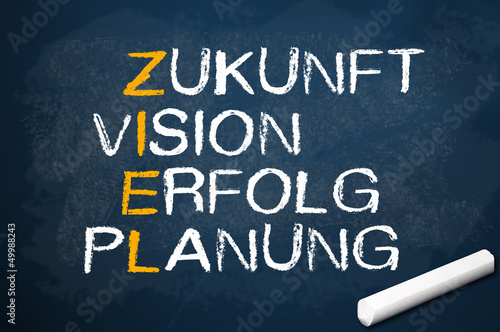 Illustration: Kreidetafel mit ZIEL Kreidetafel mit ZIEL