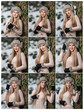 Foto: Attractive young woman in a winter fashion shot in park Attractive young woman in a winter fashion shot in park