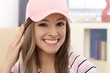Closeup portrait of attractive girl