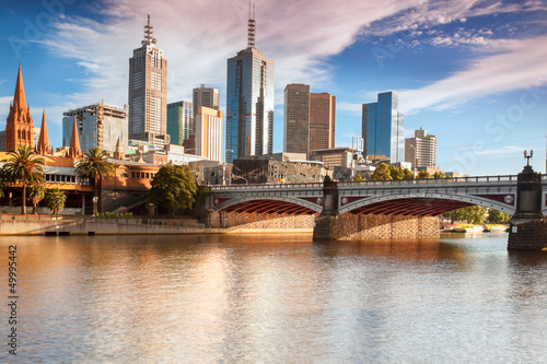 Photo: Melbourne skyline from Southbank Melbourne skyline from Southbank