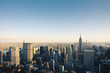 New York City Manhattan skyline view.