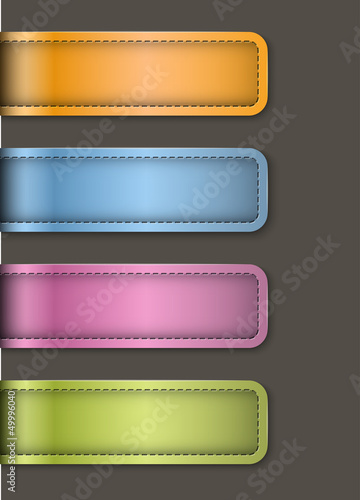 Vector: Tag labels Tag labels