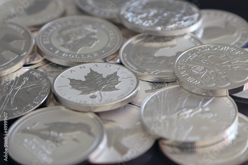 Photo: Silver Coins Silver Coins