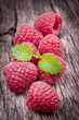 Frische Himbeeren