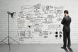 concept on wall