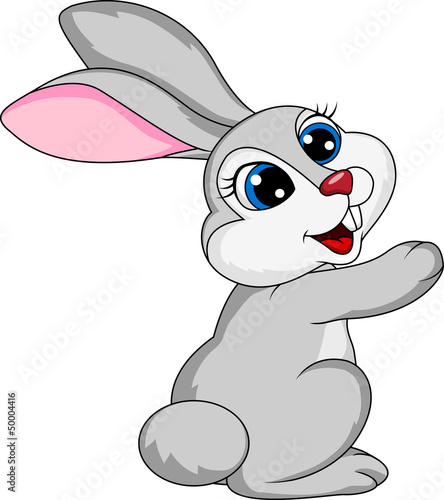 Vector: Cute rabbit cartoon Cute rabbit cartoon