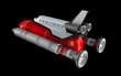 Shuttle model with carrier. My own design.