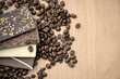 Schokoladentafeln & Kaffeebohnen