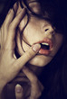 glamor portrait of a beautiful young woman. close-up shot