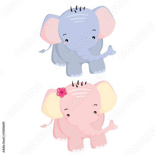 Vector: Elephant Elephant