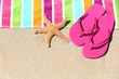 Tropical beach vacation holiday travel concept