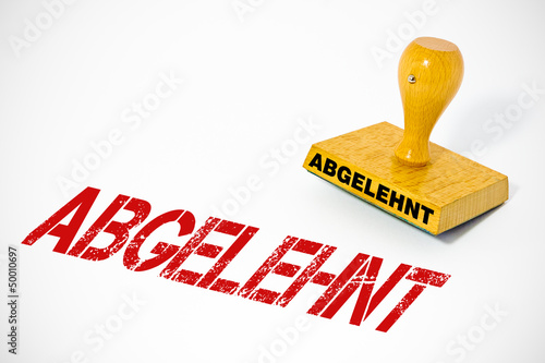 Photo: Stempel - Abgelehnt Stempel - Abgelehnt