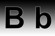 Arial Buchstabe B