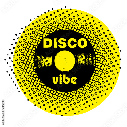 Illustration: disco vibe stamp disco vibe stamp