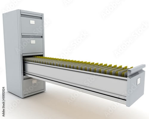 Illustration: filing acabinet filing acabinet