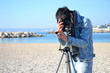 Photo: Activité artistique - Photographe à la plage 05 Activité artistique - Photographe à la plage 05