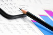 Financial graphs and charts analysis